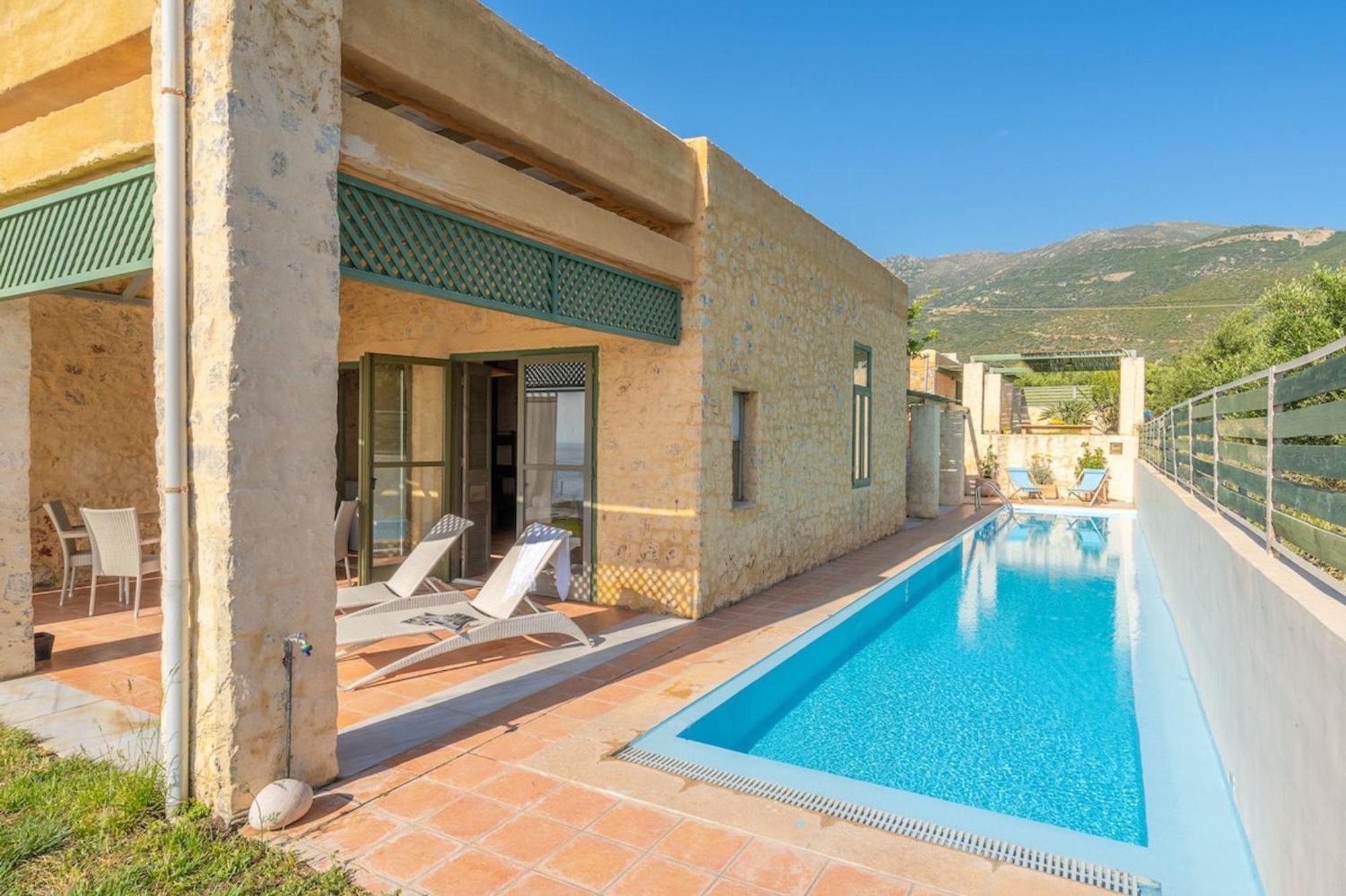 Villa Mediterranea, With Heated Pool Livadia  Exteriér fotografie