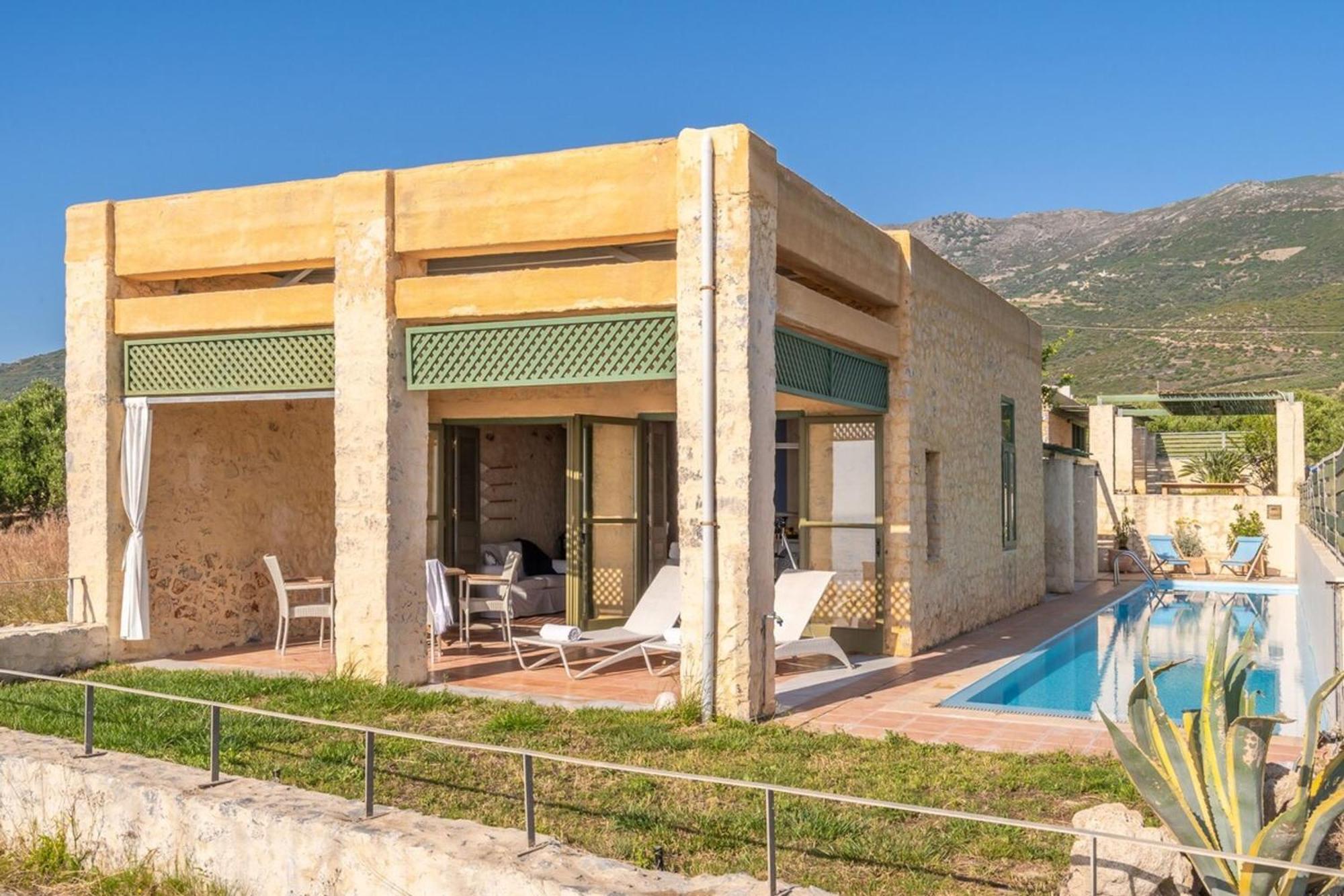 Villa Mediterranea, With Heated Pool Livadia  Exteriér fotografie