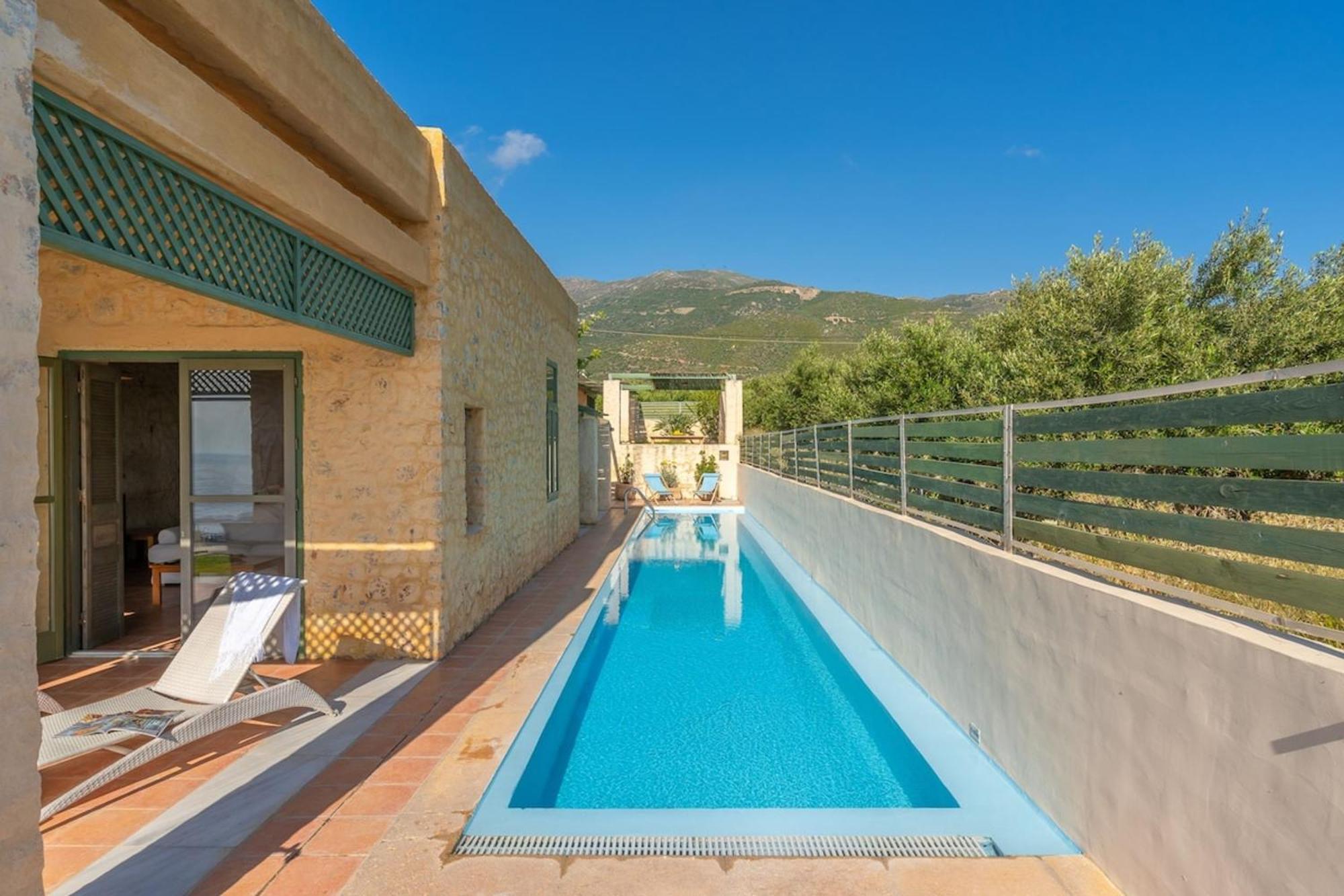 Villa Mediterranea, With Heated Pool Livadia  Exteriér fotografie
